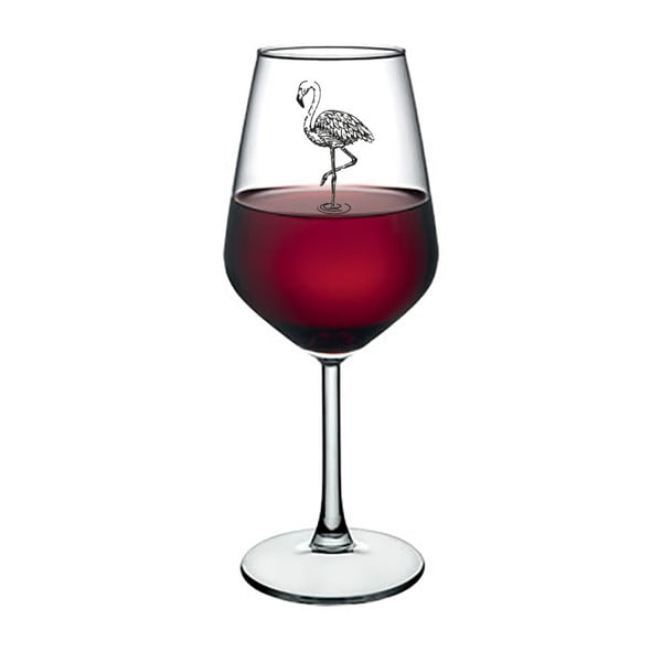Pohár na víno Vivas Flamingo, 345 ml