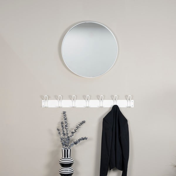Biely kovový nástenný vešiak 100 cm Miles – Spinder Design-image-2