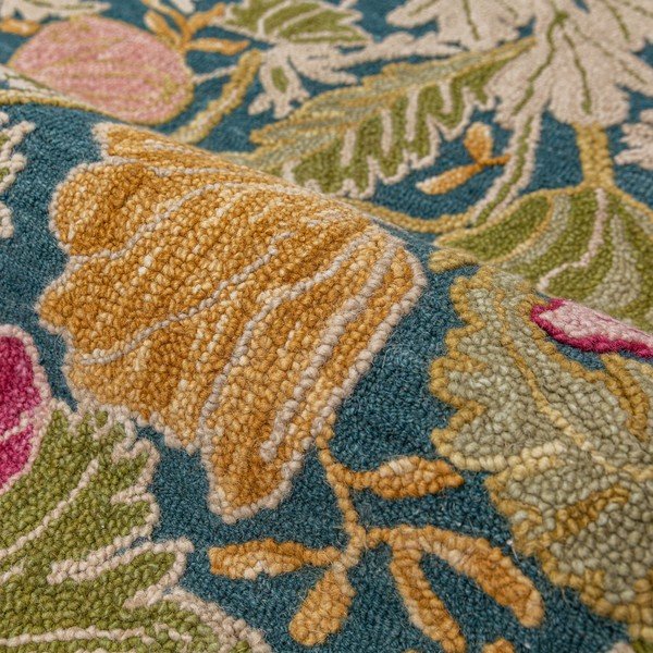 Ručne tkaný vlnený behúň 60x230 cm Daphne Shaped Floral – Flair Rugs-image-2