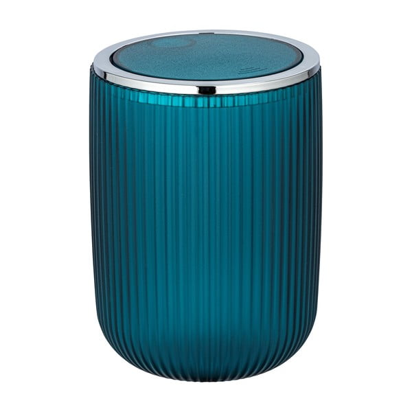 Modrý odpadkový kôš do kúpeľne Wenko Agropoli-image-1