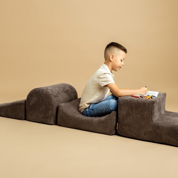 Kaki menčestrové penové ihrisko 250x45x30 cm Montessori – Meowbaby-image-4