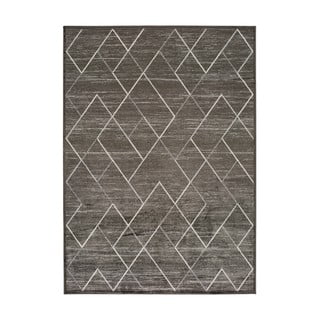 Sivý koberec z viskózy Universal Belga, 140 x 200 cm
