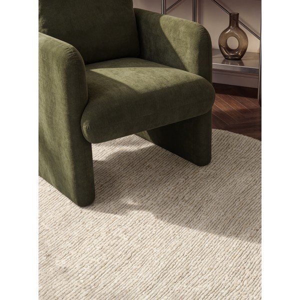 Krémovobiely ručne tkaný vlnený okrúhly koberec ø 200 cm Bexley Woolwich – Ted Baker-image-3