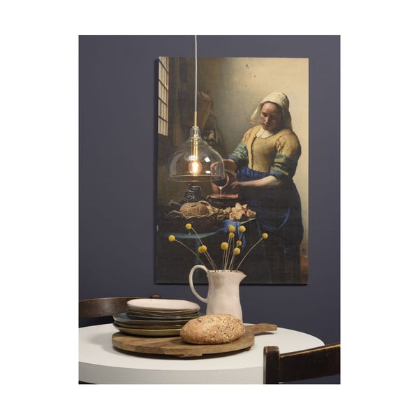 Závesné svietidlo v zlatej farbe so skleneným tienidlom ø 20 cm Brussels – it's about RoMi-image-2