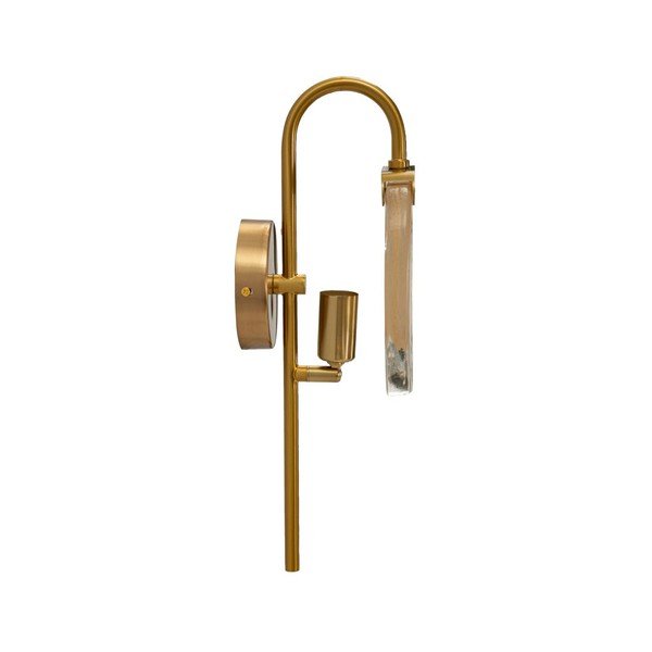 Sklenené nástenné svietidlo v zlatej farbe Softy – Mauro Ferretti-image-2