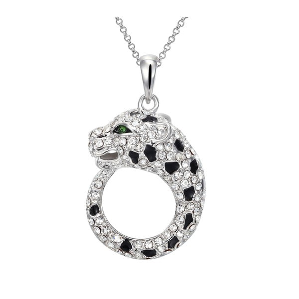 Náhrdelník s krištáľmi Swarovski Elements Crystals Leopard