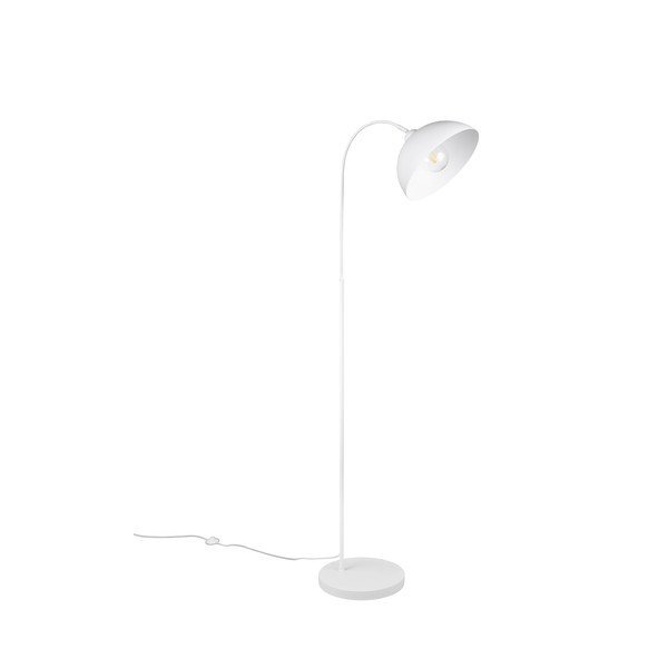 Biela stojacia lampa s kovovým tienidlom (výška 170 cm) Sierra – Reality-image-3