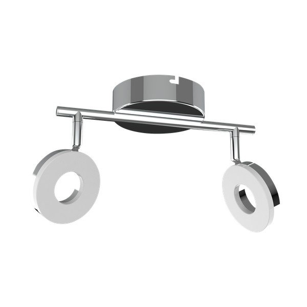 LED stropné svietidlo v lesklej striebornej farbe 27x16 cm Thema – Candellux Lighting-image-3