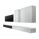 Čierno-biela zostava TV stolíka a 2 komôd Edge by Hammel - Hammel Furniture
