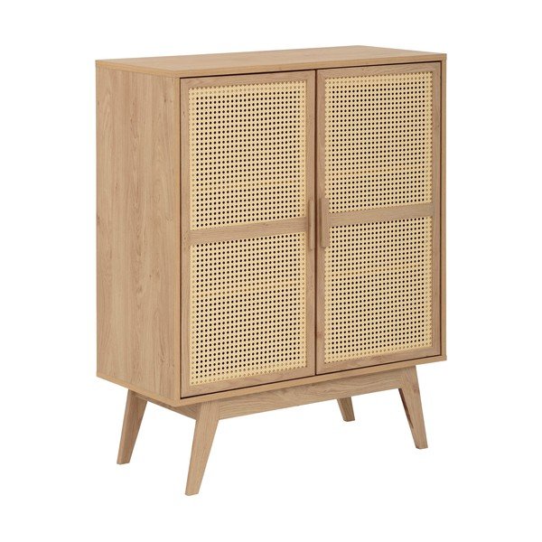 Skrinka v dekore duba v prírodnej farbe 87x110 cm Bridget – Støraa-image-2