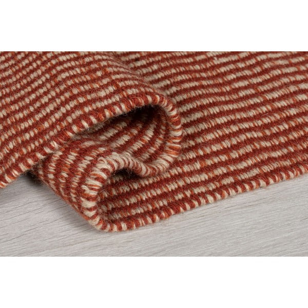 Oranžový vlnený behúň Flair Rugs Anu, 60 x 200 cm-image-2
