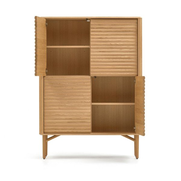 Skrinka v dekore duba v prírodnej farbe 104,5x144x40 cm Lenon – Kave Home-image-2