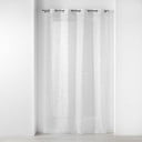 Biela/v striebornej farbe voálová záclona 140x240 cm Floressia – douceur d'intérieur
