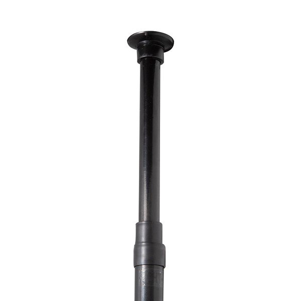 Čierna nastaviteľná kúpeľňová polička Compactor-image-2