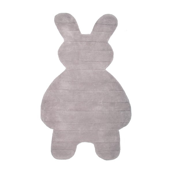 Detský koberec Bunny Grey, 85x140 cm