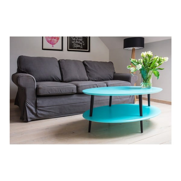 Svetlosivý konferenčný stolík so zníženou spodnou doskou Ragaba OVO-image-1