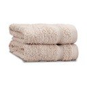 Béžové froté bavlnené uteráky v súprave 2 ks 30x30 cm Zero Twist – Catherine Lansfield