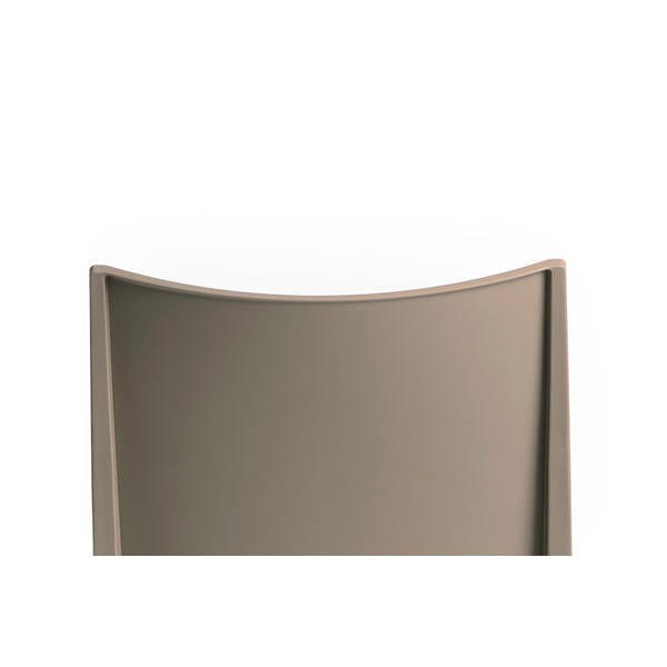 Svetlohnedá plastová záhradná stolička Mosk – Rojaplast-image-4