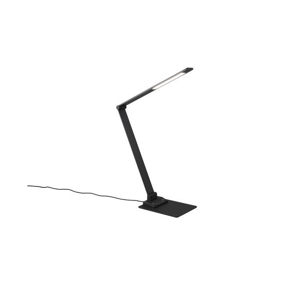 Čierna LED stmievateľná stolová lampa (výška 72 cm) Travis – Trio-image-2