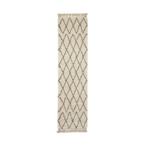 Krémový behúň 60x230 cm Boho – Think Rugs