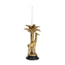 Dekoratívny svietnik v zlatej farbe Kare Design Giraffe Palm Tree, výška 35 cm