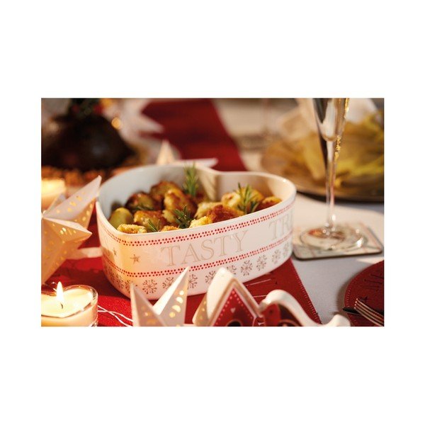 Servírovacia misa v tvare srdca Little Red Robin-image-2
