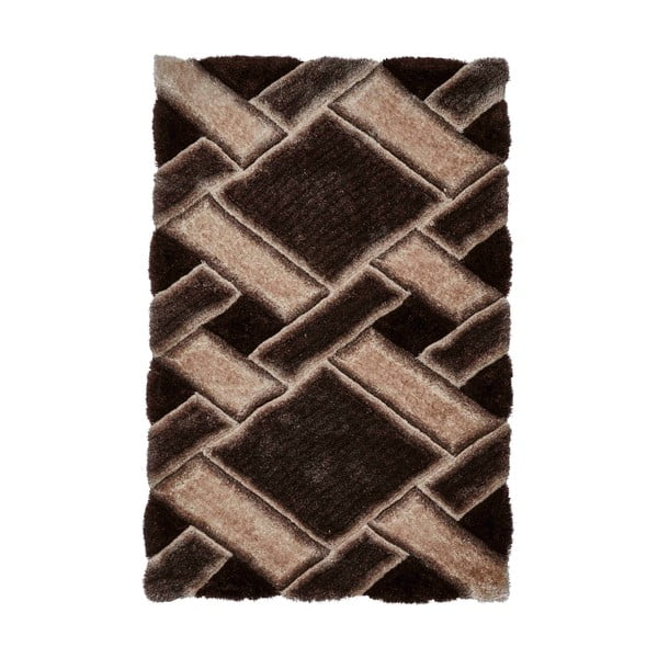 Tmavohnedý ručne tkaný koberec 120x170 cm Noble House – Think Rugs