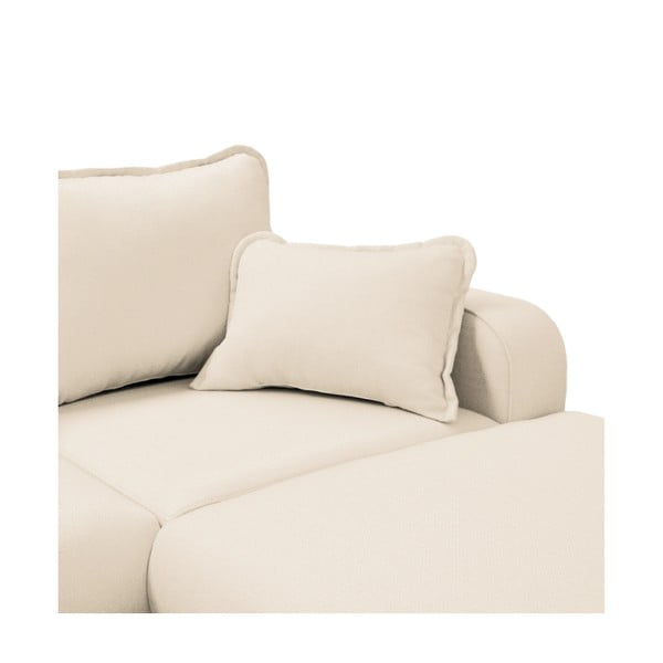 Krémová rohová pohovka (pravý roh) Beata - Ropez-image-1