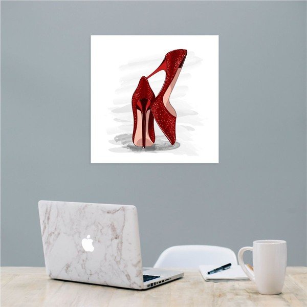 Nástenný samolepiaci obraz North Carolina Scandinavian Home Decors Stiletto, 30 × 30 cm
