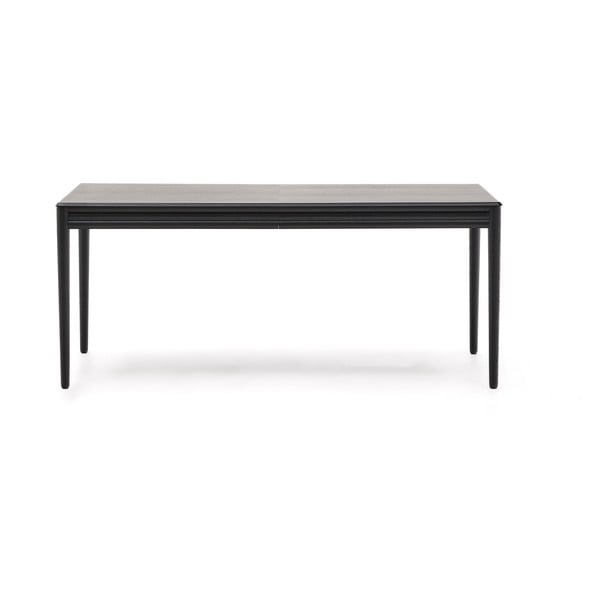 Rozkladací jedálenský stôl s prídavnou doskou v dekore duba 90x160 cm Lenon – Kave Home-image-4