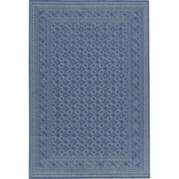 Modrý vonkajší koberec 290x200 cm Terrazzo - Floorita