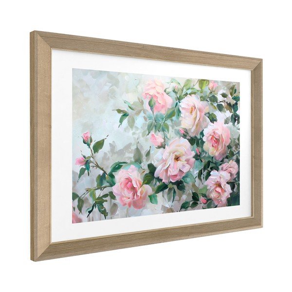 Tlačený obraz s rámom 75x56 cm Blooming Roses – Styler-image-4