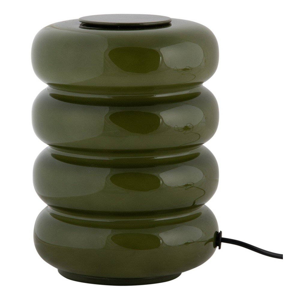 E-shop Khaki sklenená LED stolová lampa (výška 16,5 cm) Aro – Leitmotiv