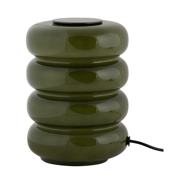 Khaki sklenená LED stolová lampa (výška  16,5 cm) Aro – Leitmotiv