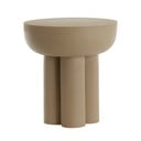 Kovový okrúhly odkladací stolík ø 46 cm Mikola – Light & Living