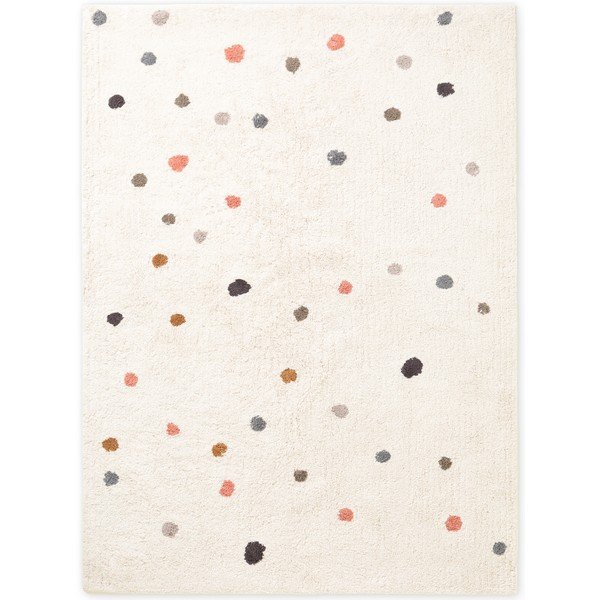 Krémovobiely prateľný/ručne tkaný bavlnený detský koberec 140x200 cm Snuggle Pippo – Hanse Home