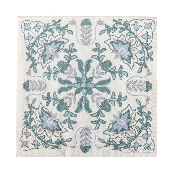 Papierové obrúsky v súprave 20 ks 33x33 cm Alvira – Bloomingville