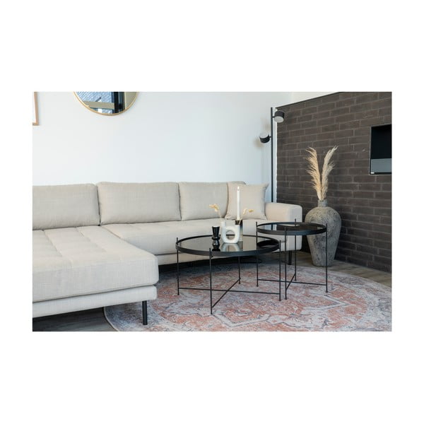 Modro-oranžový okrúhly koberec ø 200 cm Havana - House Nordic-image-2