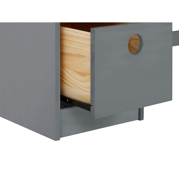 Pracovný stôl z borovicového dreva 50x100 cm Alpi – Støraa-image-3