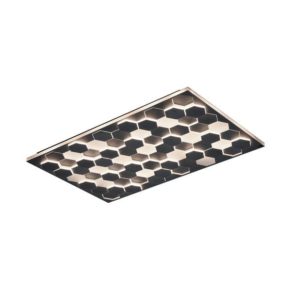 Čierne LED stropné svietidlo s hlasovým ovládaním/s ovládaním pomocou mobilnej aplikácie s kovovým tienidlom 70x115 cm Cifavo – CINQUE-image-3