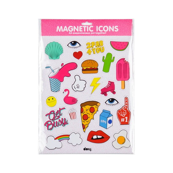 Magnety Icons Pink