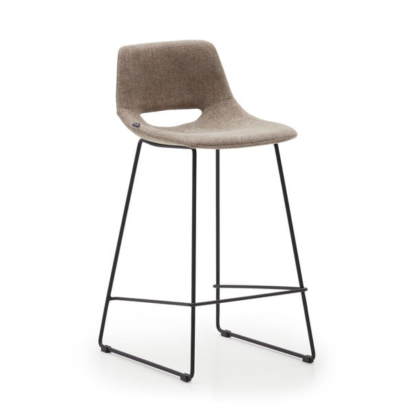 Svetlohnedé barové stoličky v súprave 2 ks (výška sedadla 65 cm) Zahara – Kave Home