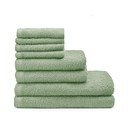 Zelené rýchloschnúce/froté bavlnené uteráky a osušky v súprave 8 ks Quick Dry – Catherine Lansfield