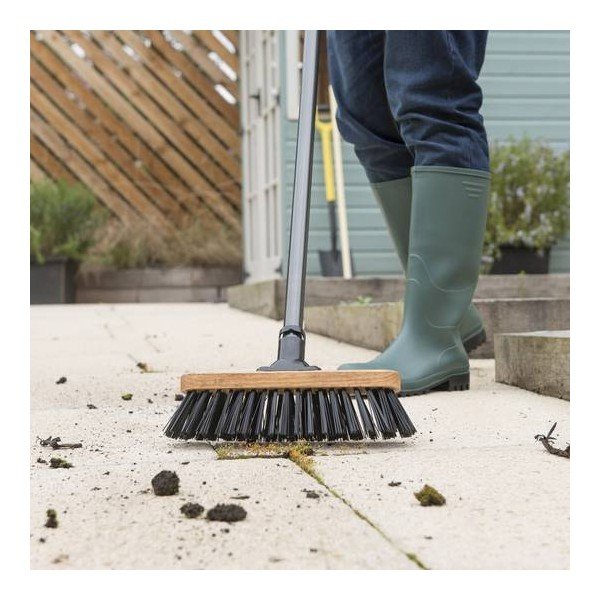 Hlavica na zmeták s tuhými vláknami z recyklovaného plastu Addis Varnished, 32,5 cm-image-2