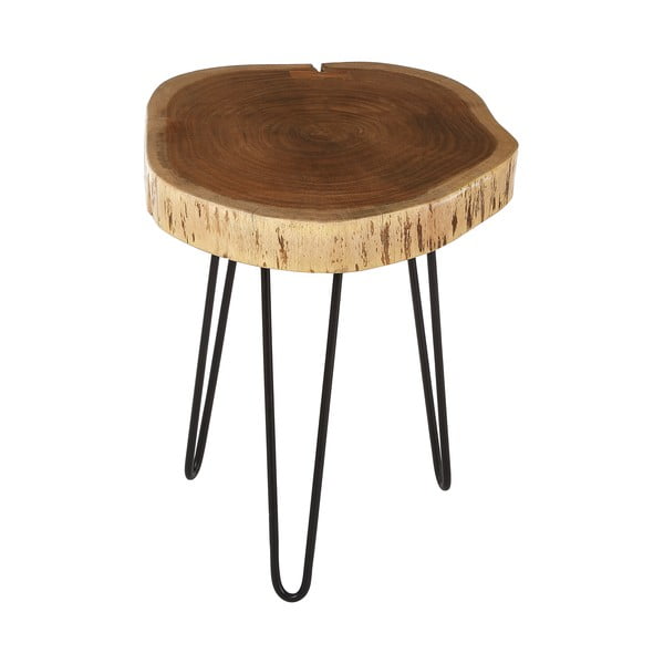 Odkladací stolík s doskou z akácie 46x48 cm Nandri – Premier Housewares-image-3