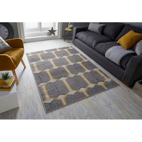 Sivý koberec Flair Rugs Urban Trellis, 200 x 275 cm-image-4