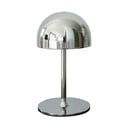 LED stolová lampa na diaľkové ovládanie v striebornej farbe s kovovým tienidlom (výška 22 cm) Tim – Sirius