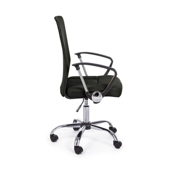 Čierna čalúnená kancelárska stolička Brisbane – Yes Everyday-image-2