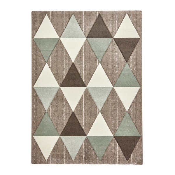 Sivo-zelený koberec Think Rugs Brooklyn, 160 × 220 cm