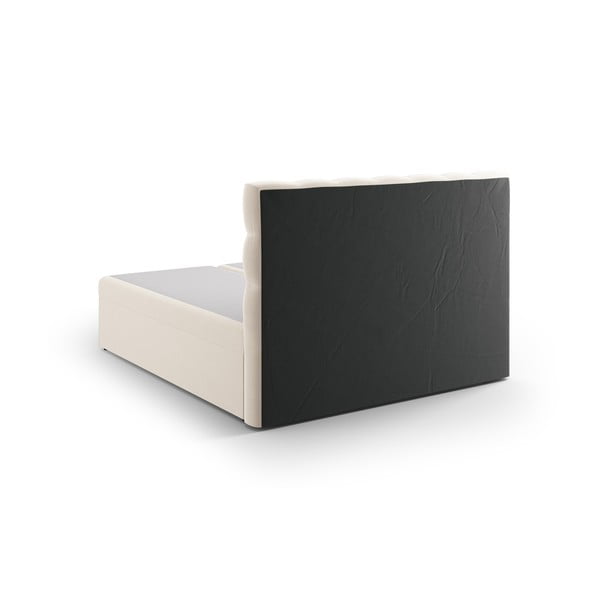 Béžová boxspring posteľ s úložným priestorom 160x200 cm Bali – Cosmopolitan Design-image-3
